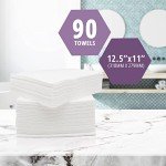 Ultra Soft Disposable Personal Care Towels - 90 Pack