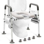 Heavy Duty Raised Toilet Seat with Handles