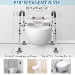 Heavy Duty Raised Toilet Seat with Handles