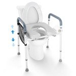 VEVOR Adjustable Raised Toilet Seat for Elderly