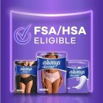 Always Discreet XXL Women's Incontinence Underwear, 52 CT