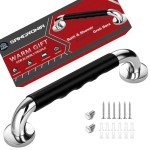 12 Inch Anti-Slip Grab Bars for Bathroom Safety