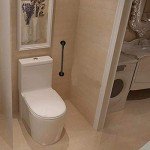 24" Matte Black Stainless Steel Shower Grab Bar Pair