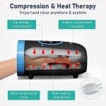 Cordless Hand Massager with Heat and Compression