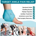 Comfytemp Ankle Ice Pack Wrap for Pain Relief