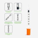 Care Touch - Insulin Syringes - 31g 5/16" - 8 mm .3 cc - 31 Gauge 5/16 Inch Syringe Insulin Needles - (Pack of 100)