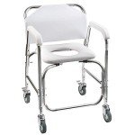 DMI Rolling Shower and Transport Chair for Disabled