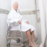 DMI Rolling Shower and Transport Chair for Disabled