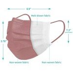 ZIYE 100 Pcs Multicolor Disposable Face Masks