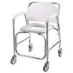 DMI Rolling Shower and Transport Chair for Disabled