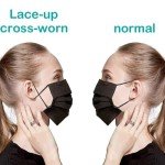 ZIYE 100 Pcs Multicolor Disposable Face Masks