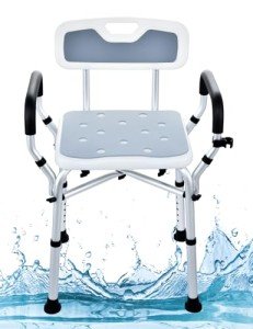 Heavy Duty Adjustable Shower Chair for Seniors