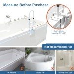 Adjustable Grab Bars for Bathtubs and Showers