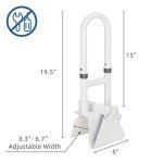 Adjustable Grab Bars for Bathtubs and Showers