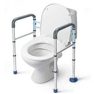 Adjustable Toilet Safety Rails for Seniors