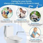 Heavy Duty Toilet Safety Rails for Seniors