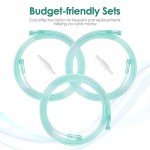 3-Pack 7Ft Crush Resistant Oxygen Tubing