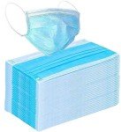 100 Pcs Blue 3-Ply Earloop Face Masks