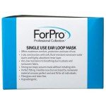 ForPro 3-Ply Disposable Ear Loop Face Masks - 50 Count