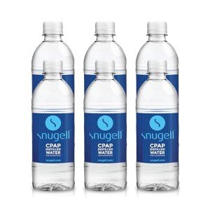 Snugell Distilled Water for CPAP Machines - 6-Pack