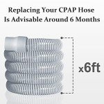 Universal 6-Foot CPAP Hose - Slimline Design