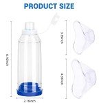 Handheld Inhaler Spacers with 2 Masks