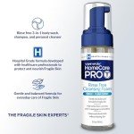 Welmedix Rinse Free Cleansing Foam, 3 in 1 Body Wash, Shampoo and Personal Cleanser for Elderly, Incontinence and Infant Care, Hospital Grade, Sulfate Free, Paraben Free (Pack of 3)