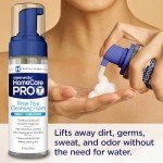 Welmedix Rinse Free Cleansing Foam, 3 in 1 Body Wash, Shampoo and Personal Cleanser for Elderly, Incontinence and Infant Care, Hospital Grade, Sulfate Free, Paraben Free (Pack of 3)