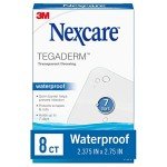 Nexcare Tegaderm Waterproof Transparent Dressings, 8 Count