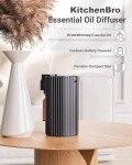 Portable Waterless Essential Oil Diffuser with Smart Tech