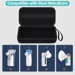 Portable Inhaler Nebulizer Carrying Case - Black