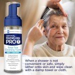 Welmedix Rinse Free Cleansing Foam, 3 in 1 Body Wash, Shampoo and Personal Cleanser for Elderly, Incontinence and Infant Care, Hospital Grade, Sulfate Free, Paraben Free (Pack of 3)