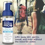 Welmedix Rinse Free Cleansing Foam, 3 in 1 Body Wash, Shampoo and Personal Cleanser for Elderly, Incontinence and Infant Care, Hospital Grade, Sulfate Free, Paraben Free (Pack of 3)