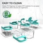 Extra Large Weekly Pill Organizer for Daily Use