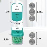 Extra Large Weekly Pill Organizer for Daily Use
