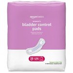 Amazon Basics Women's Incontinence Pads, Bladder Control & Postpartum, Maximum Absorbency, Unscented, 39 Count, (1 Pack of 39)