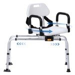 RESTISLAND Swivel Shower Chair with Pivoting Arms