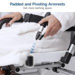 RESTISLAND Swivel Shower Chair with Pivoting Arms