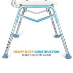 OasisSpace Heavy Duty Tub Transfer Bench