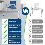 Sliding Shower Chair and Tub Transfer Bench