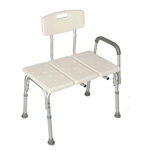 Adjustable Tub Transfer Bench with Backrest