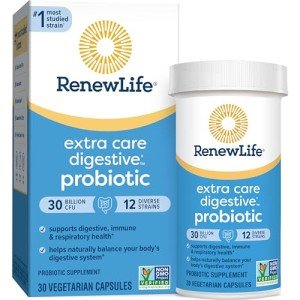 Renew Life Extra Care Probiotic Capsules, 30 Count