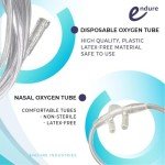 Endure Soft Nasal Oxygen Cannula - 7 Ft, 5 Pack