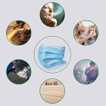 Disposable Blue Face Masks with Earloops - 50 Pack