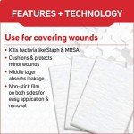 Non-Stick Wound Pads, 3 x 4 in, 8 ct