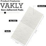Non-Adherent Sterile Gauze Pads 3"x8" (20 Pack)