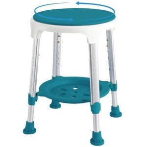 360° Swivel Shower Stool with Adjustable Height