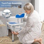 Adjustable Heavy Duty Shower Chair for Seniors