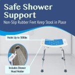 Adjustable Medical Shower Seat with Handles