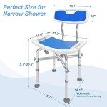 Adjustable Heavy Duty Shower Chair for Seniors
